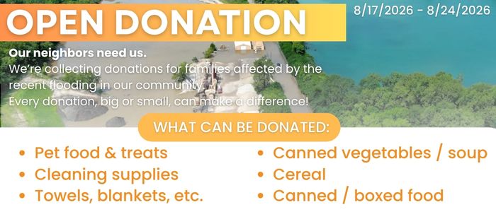 Donations Open Donations